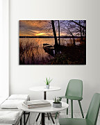 Obraz Večer pri rieke zs1124